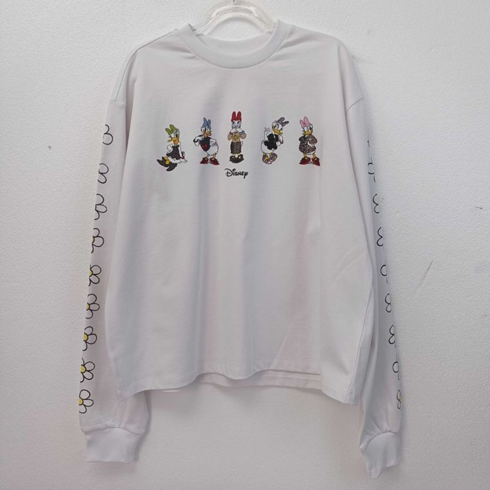 NWT Ganni Disney White Long Sleeve Shirt